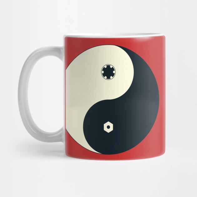 Cassette Pencil Yin Yang by NVDesigns